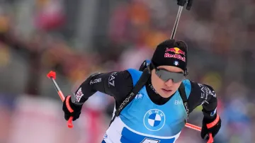 Sestřih masáku biatlonistek na SP v Östersundu