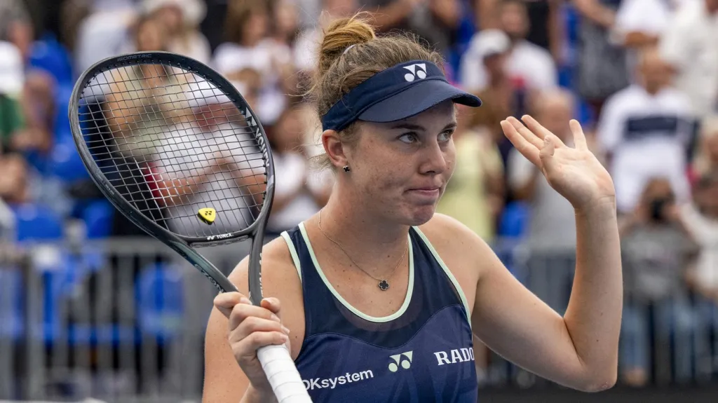 Linda Nosková po vyhraném čtvrtfinále na Livesport Prague Open