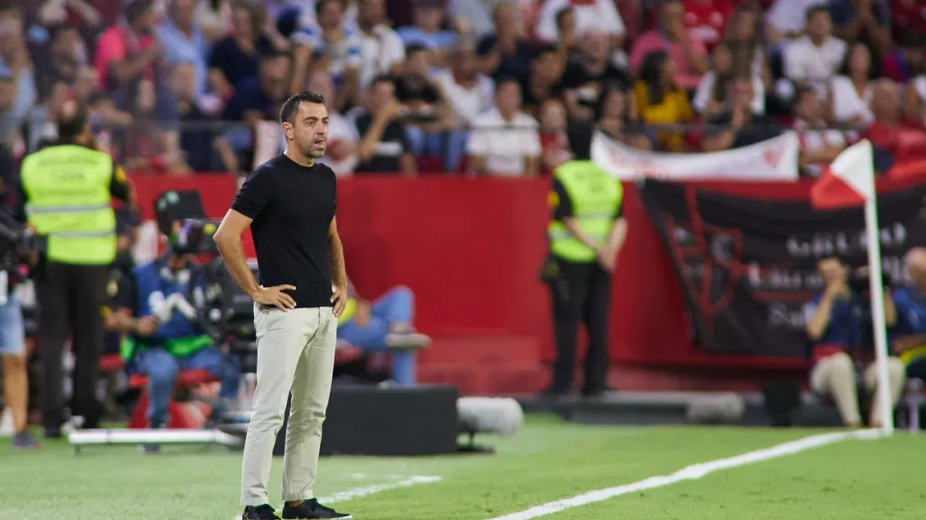 Trenér Barcelony Xavi Hernández