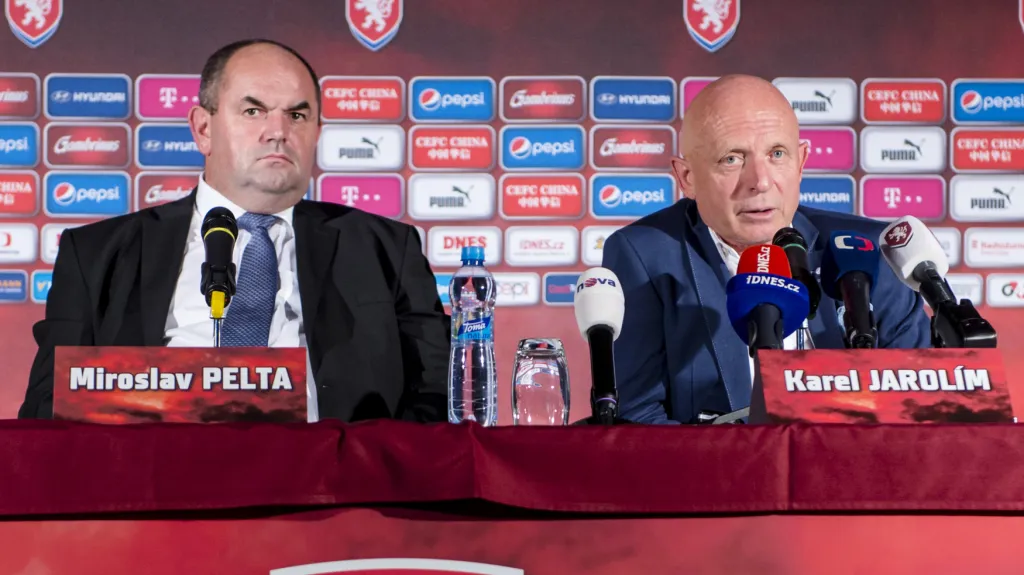 Miroslav Pelta a Karel Jarolím