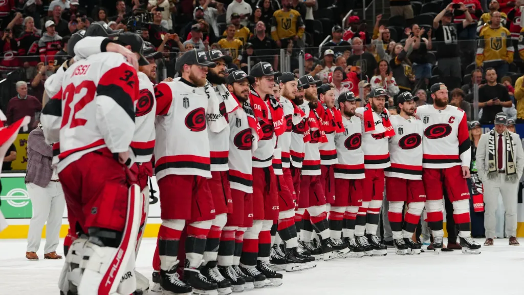 Hokejisté Caroliny po zisku Stanley Cupu