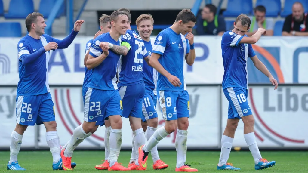 Radost fotbalistů Liberce