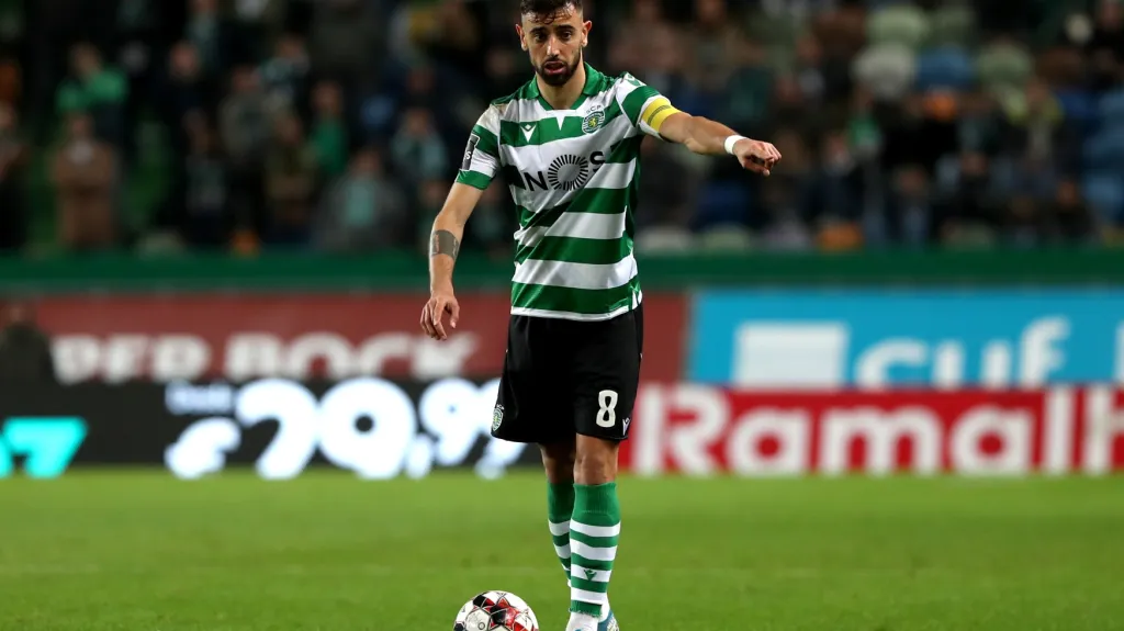 Bruno Fernandes v dresu Sportingu Lisabon