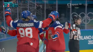 České hokejistky se ujaly rychlého vedení proti Švýcarkám díky Kaltounkové