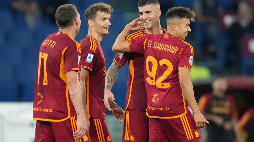 Radost fotbalistů AS Řím