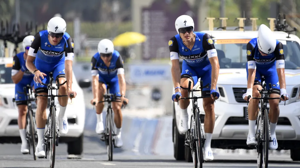 Vítězná sestava týmu Etixx-Quick-Step