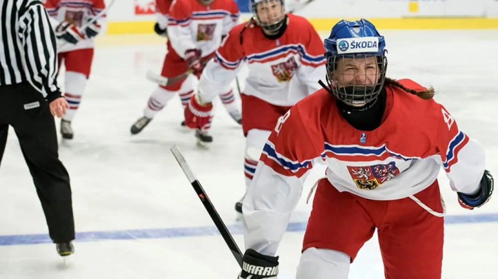 Radost českých hokejistek