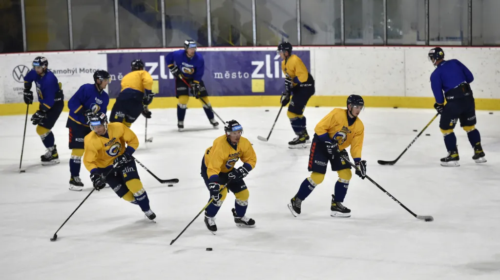 Hokejisté Zlína v přípravě