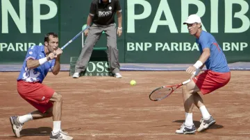 Radek Štěpánek a Tomáš Berdych