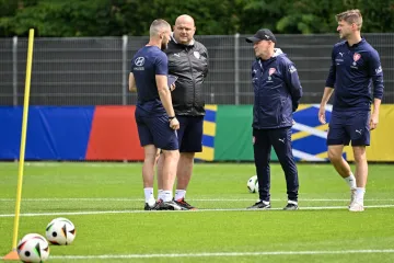 Martin Kojnok (vlevo) spolu s Ivanem Haškem, Jaroslavem Veselým a Michalem Černým