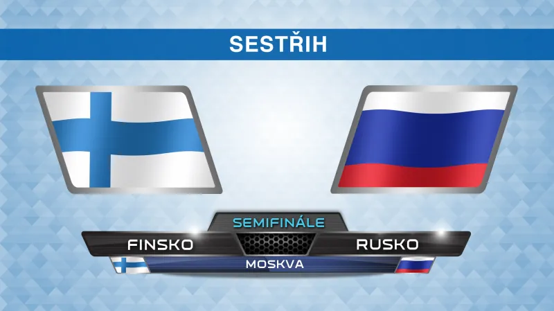 Sestřih semifinále Finsko - Rusko