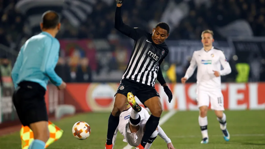 Utkání Partizan Bělehrad - Viktoria Plzeň