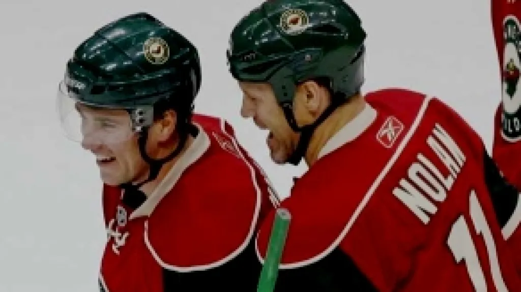 Židlický a Nolan z týmu Minnesoty