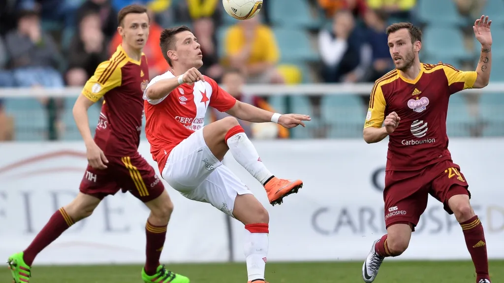 Utkání Dukla - Slavia