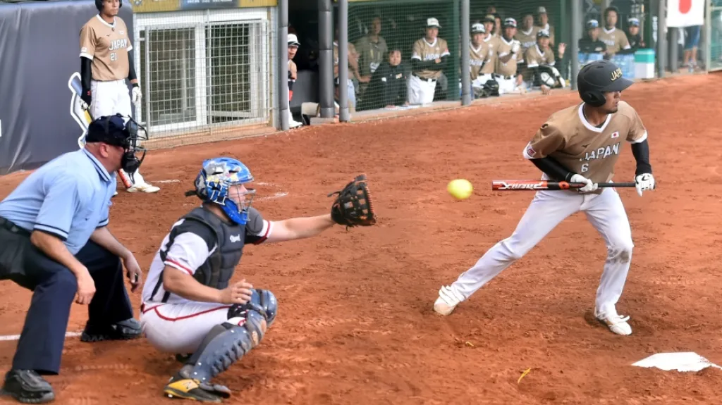 Softbalové utkání Česko – Japonsko