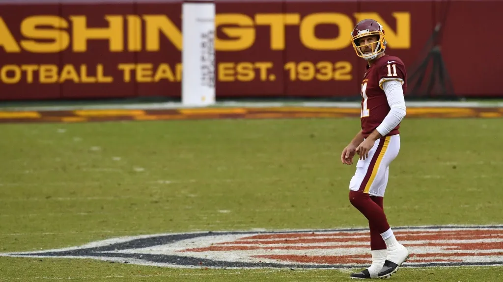 Quarterback Washingtonu Alex Smith