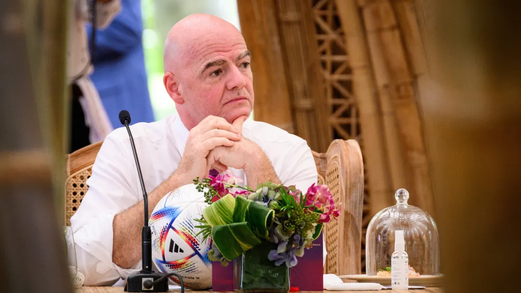 Gianni Infantino na summitu G20 na Bali
