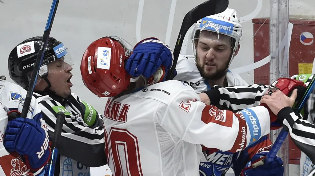 Utkání Kometa Brno - Třinec