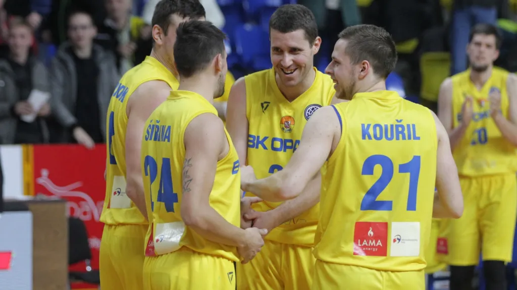 Radost basketbalistů Opavy