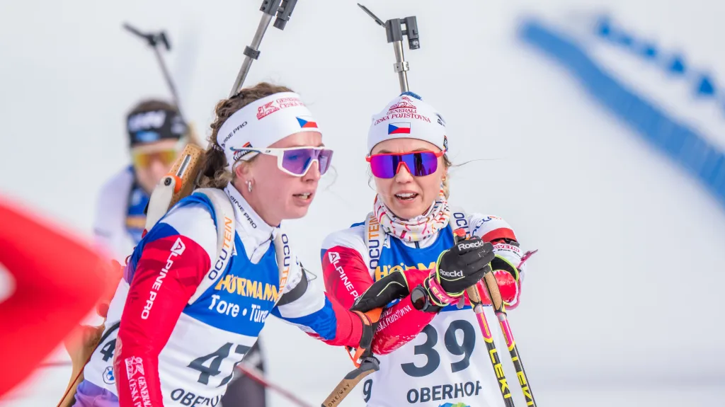 Jessica Jislová s Terezou Voborníkovou