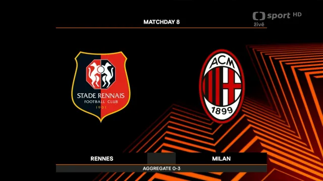Sestřih utkání Rennes – AC Milán