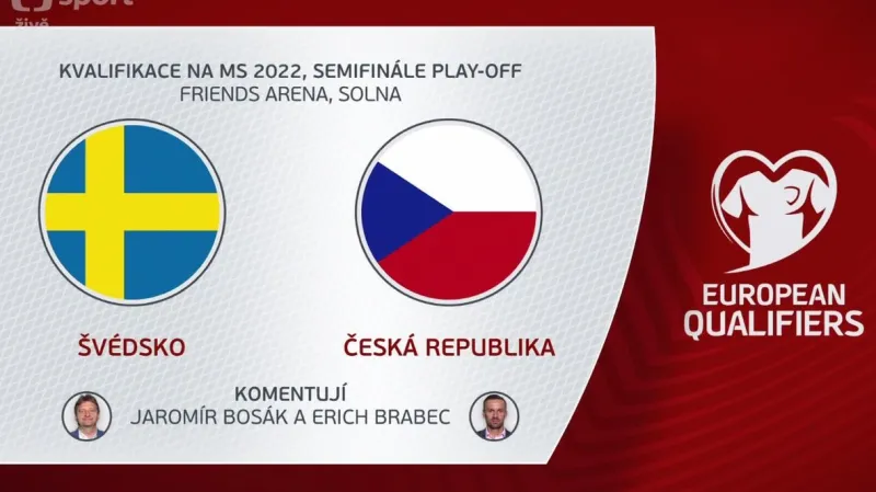 Sestřih utkání Švédsko - Česko