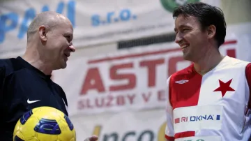 Ivan Hašek a Vladimír Šmicer na turnaji internacionálů