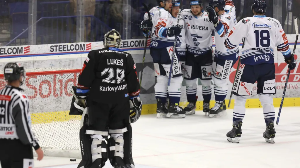 Radost hokejistů Vítkovic