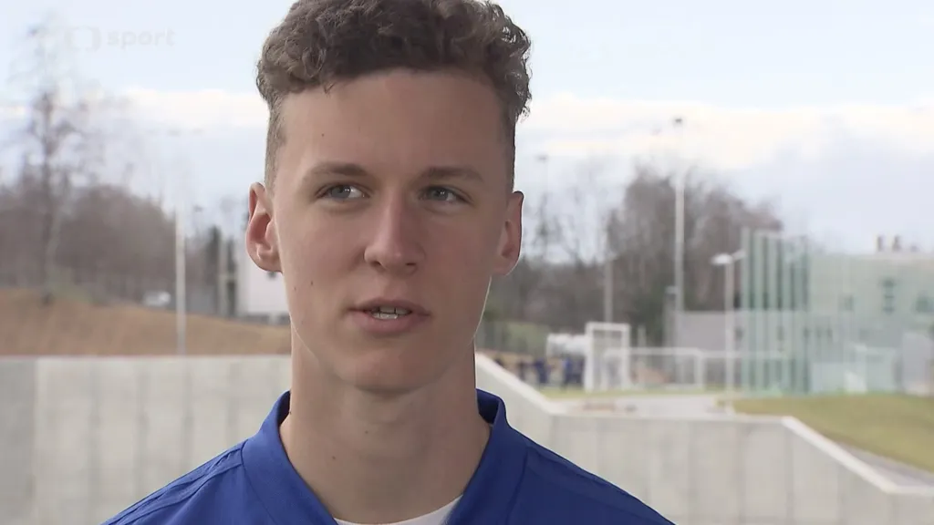 Záložník Baníku Ostrava Jakub Drozd