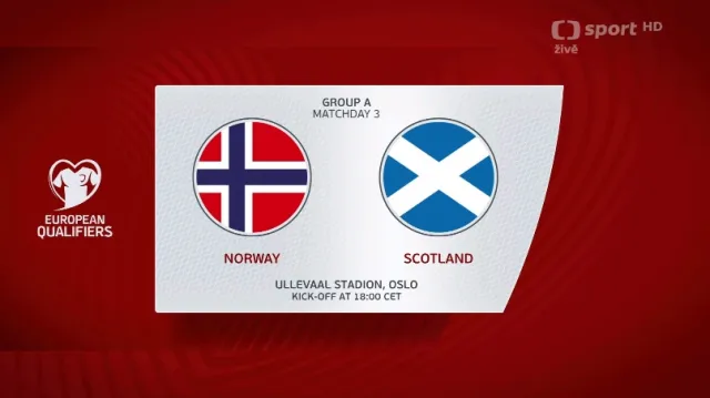 Sestřih utkání Norsko – Skotsko