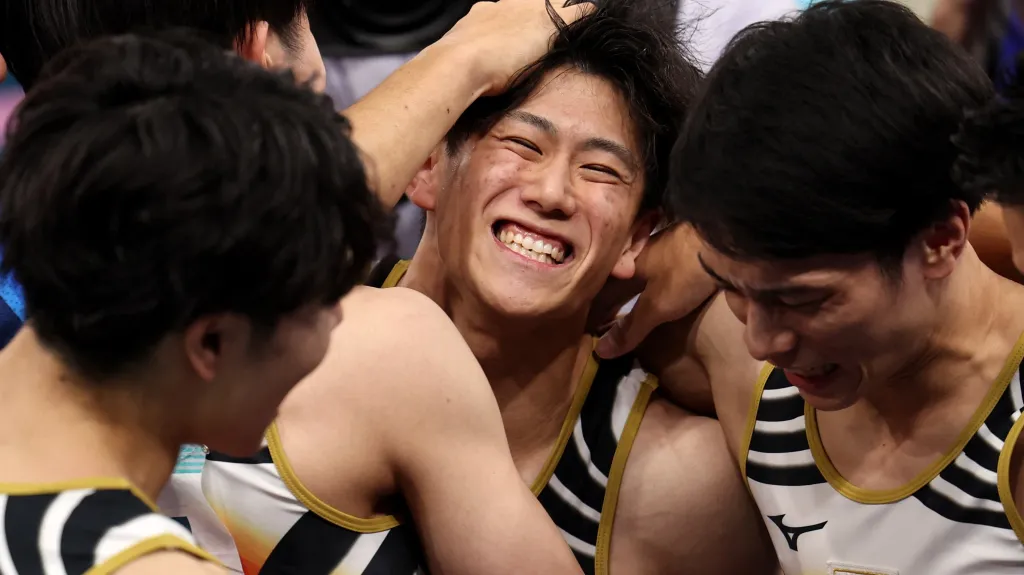Radost japonských gymnastů