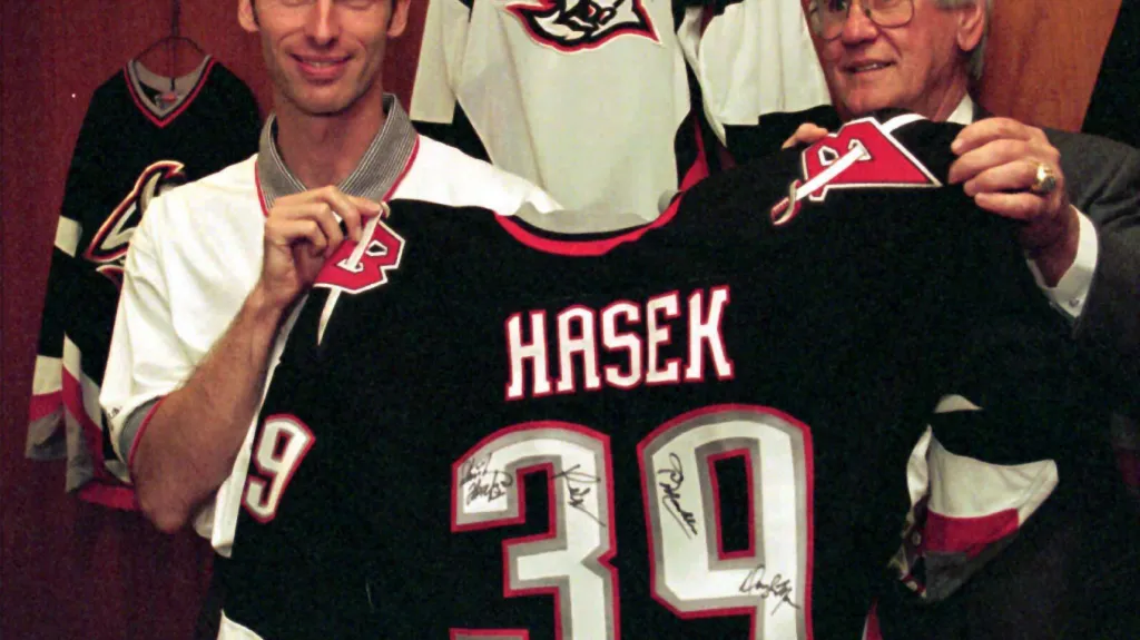 Dominik Hašek a John Muckler