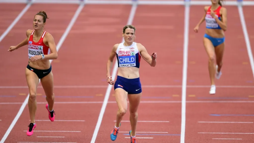 Finále na 400 m překážek Rosolové nevyšlo (vlevo)