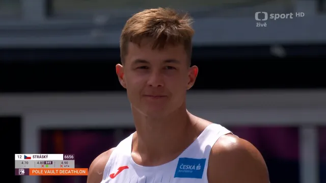 Desetiboj – nejlepší pokus a zranění Stráského v tyčce