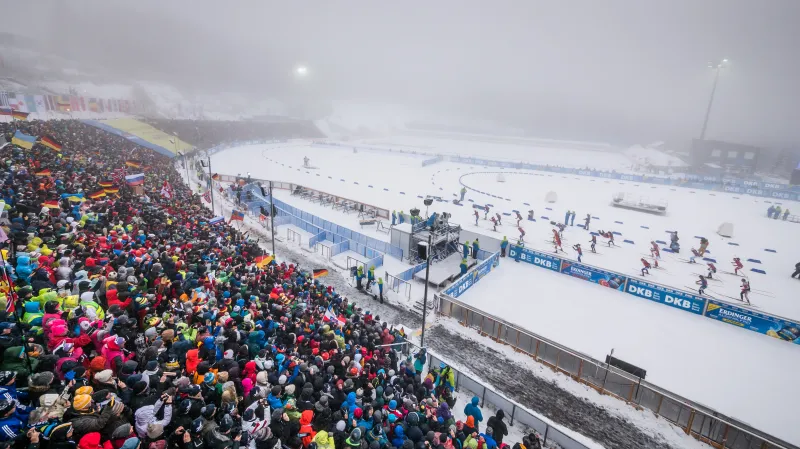 Biatlonový stadion v Oberhofu