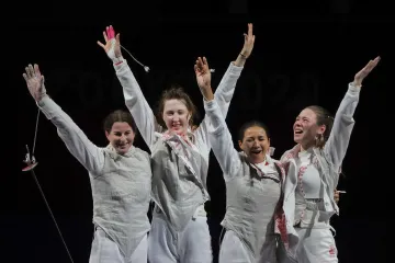 Ruské fleretistky slaví olympijské zlato