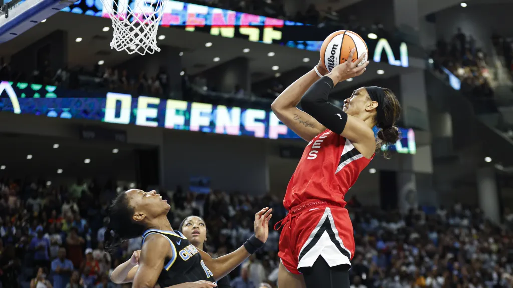 A'ja Wilsonová z Las Vegas