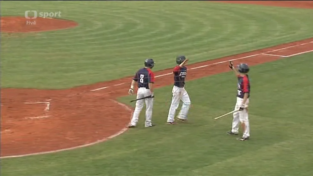Sestřih utkání baseballistů do 21 let Česko - Slovensko