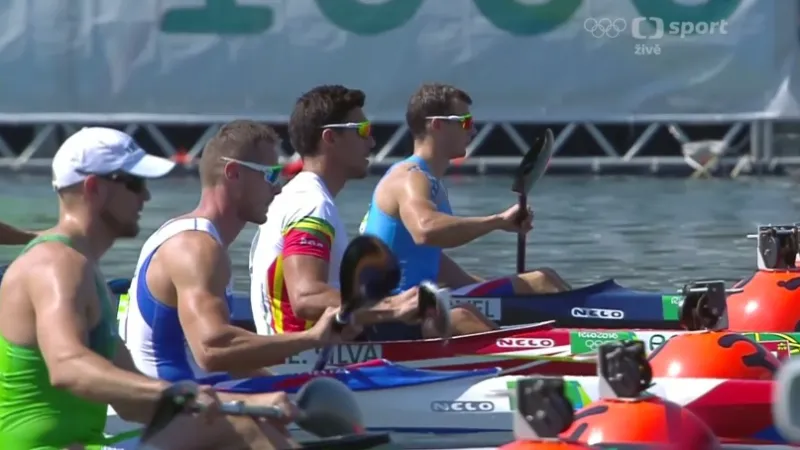 Český deblkajak v semifinále na 1000 metrů v kategorii K2