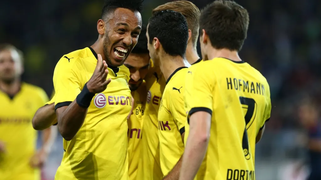 Radost hráčů Dortmundu
