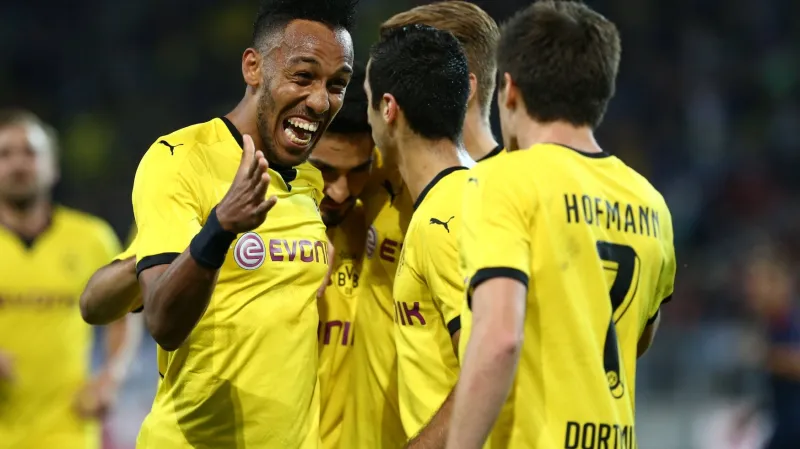 Radost hráčů Dortmundu