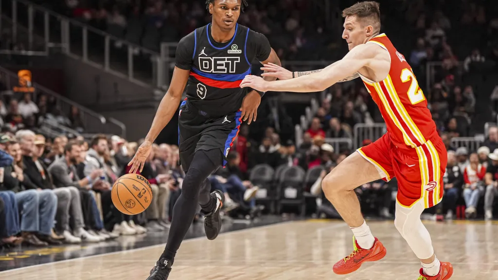 Vít Krejčí v utkání s Detroitem