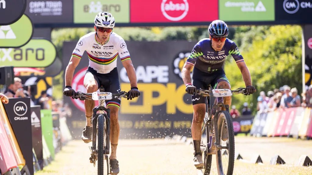 Andras Seewald a Martin Stošek (vpravo) na Cape Epic