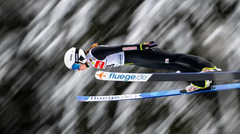 Skok Karolíny Indráčkové v 1. kole