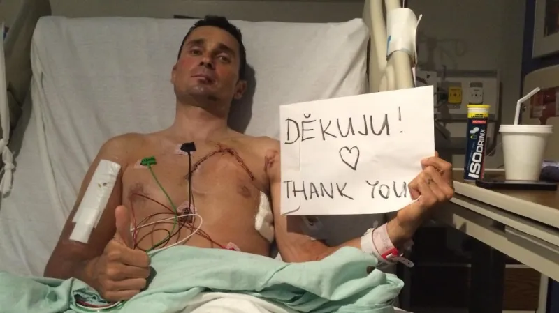 Jiří Ježek děkuje fanouškům za podporu