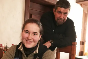 Šárka Záhrobská a její otec Petr