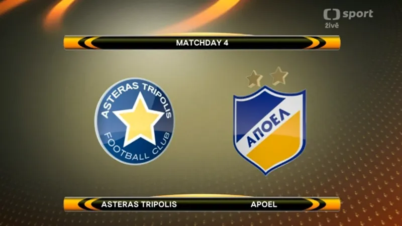Sestřih utkání Asteras - APOEL