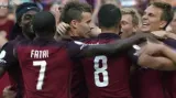 Gól v utkání Sparta Praha - CSKA Moskva: Krejčí - 1:0 (7. min.)