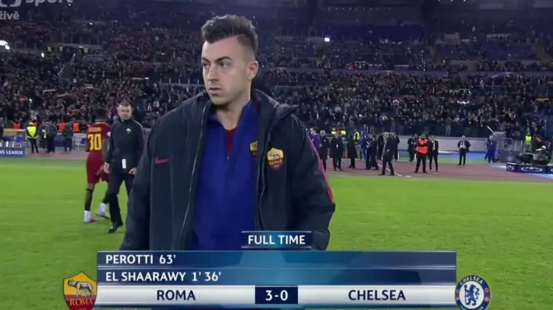 Sestřih utkání AS Řím - Chelsea