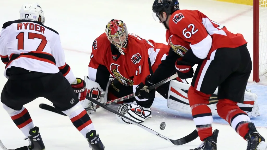 Utkání Ottawa Senators - New Jersey Devils